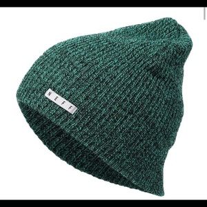 Neff Daily Heather beanie black green